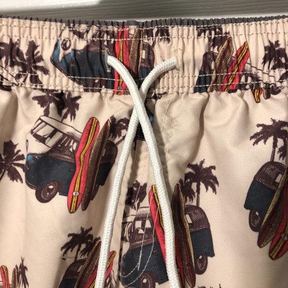 Wave Life men reversible hybrid shorts, Camper van & surf boards, 30 - Picture 3 of 9